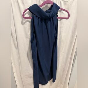 Sail to Sable Navy Blue Dress w/ Back Button Details
